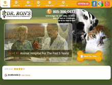 Tablet Screenshot of drronsanimalhospitalsimivalley.com